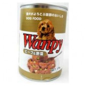 Wanpy Beef + Vegetable 牛肉 野菜狗罐頭 375g 